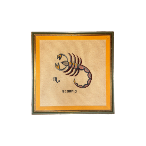 Photo of a needlework art piece from local Georgia artist