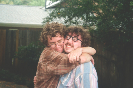 35mm photo of the photographer and his husband