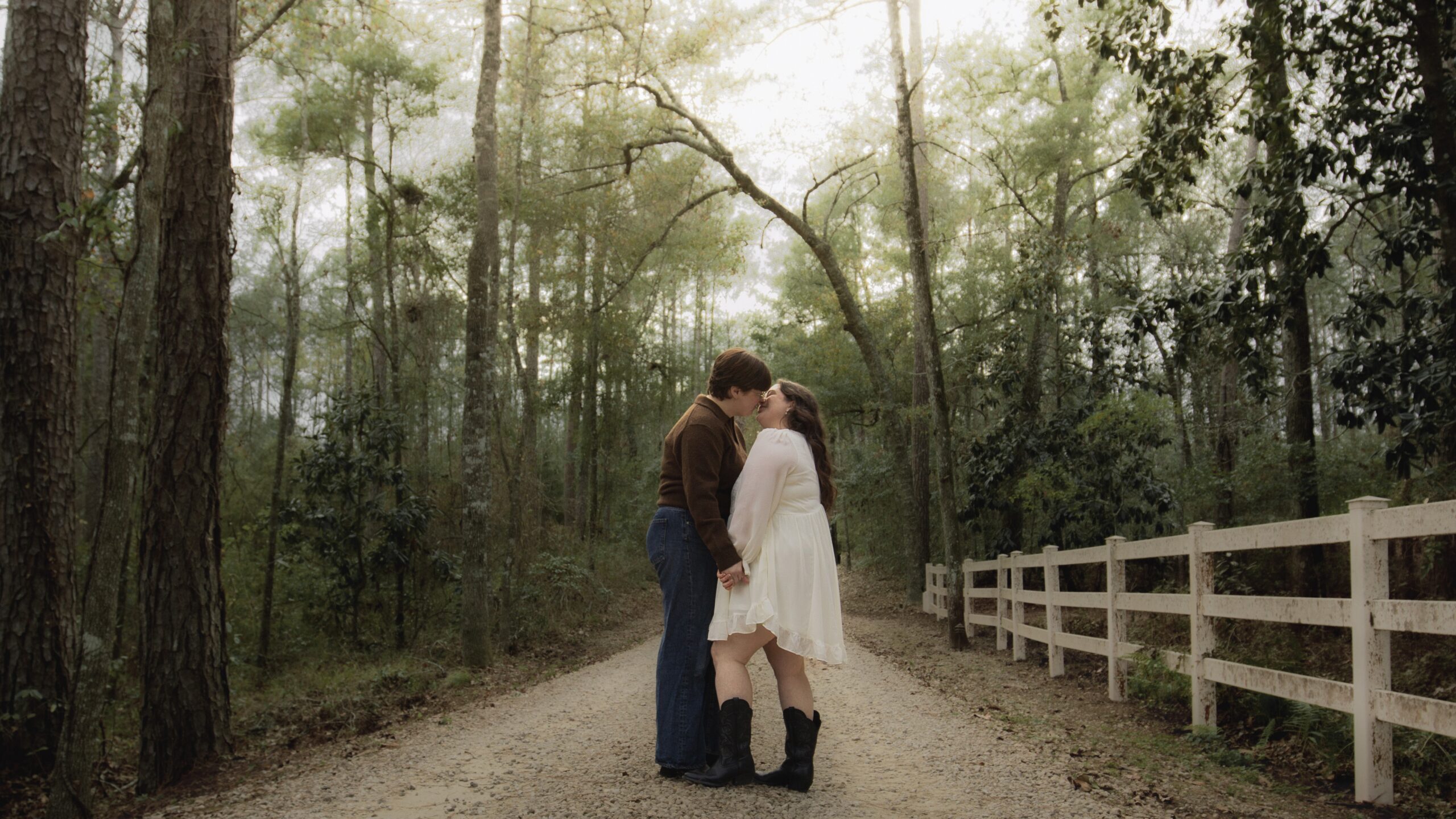 A kiss between queer lovers in Thomasville GA